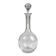 Engraved crystal carafe from the late 19th to early 20th century.