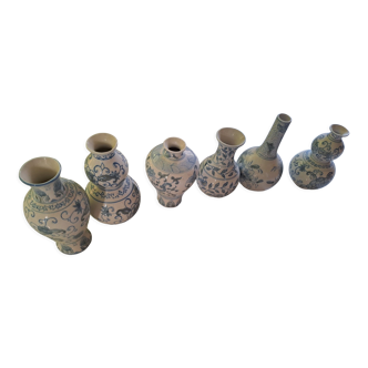 Lot vases miniature sia home fashion