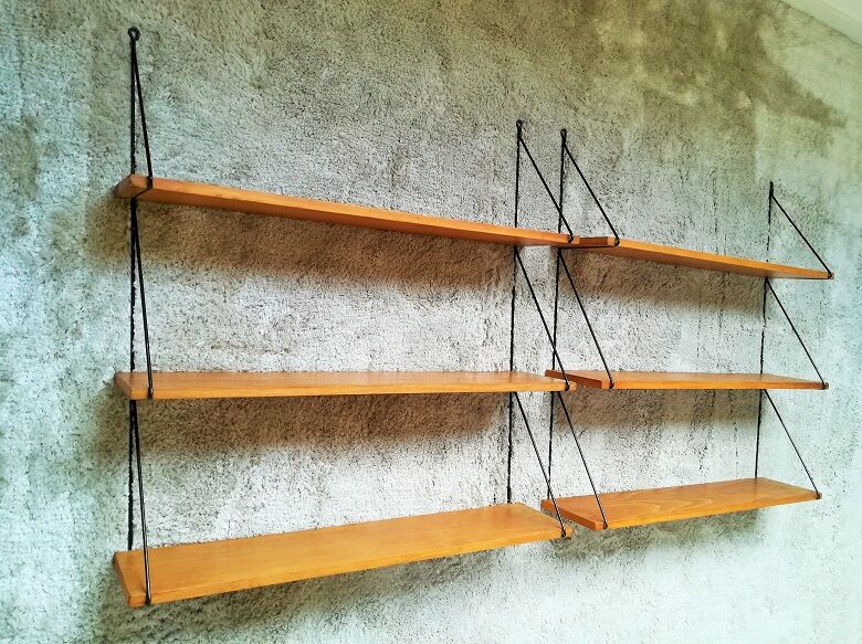 Pair of wall shelves