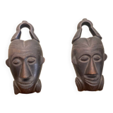 Pair ethnic masks