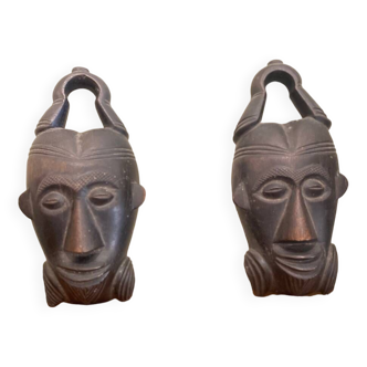 Pair ethnic masks