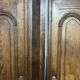 Pair of antique wardrobe doors and crosspiece