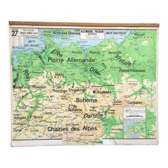 Vidal Lablache collection Armand Colin Germany Poland N° 27 map