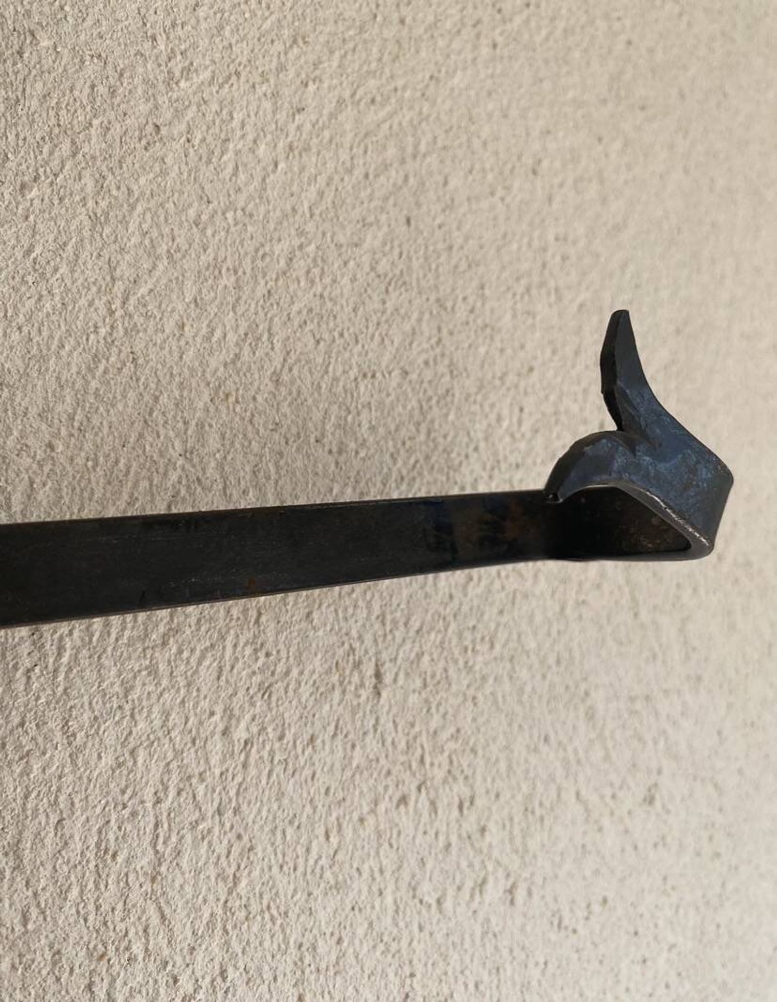 Ceramics by B. Buffat and its wrought iron support, 1970s