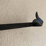 Ceramics by B. Buffat and its wrought iron support, 1970s