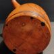 20th century ceramic chevrette enameled terracotta jug signed CM