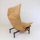 Cassina Veranda leather armchair by Vico Magistretti