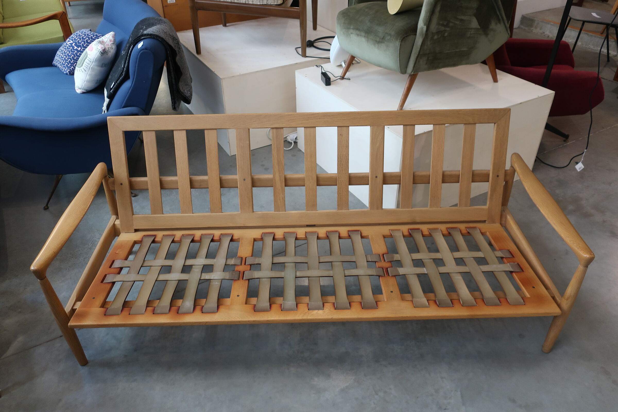 Scandinavian couch in the 1960s design Eric Wortz