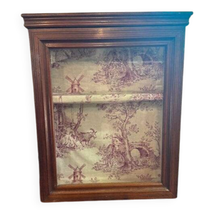 vitrine murale en bois