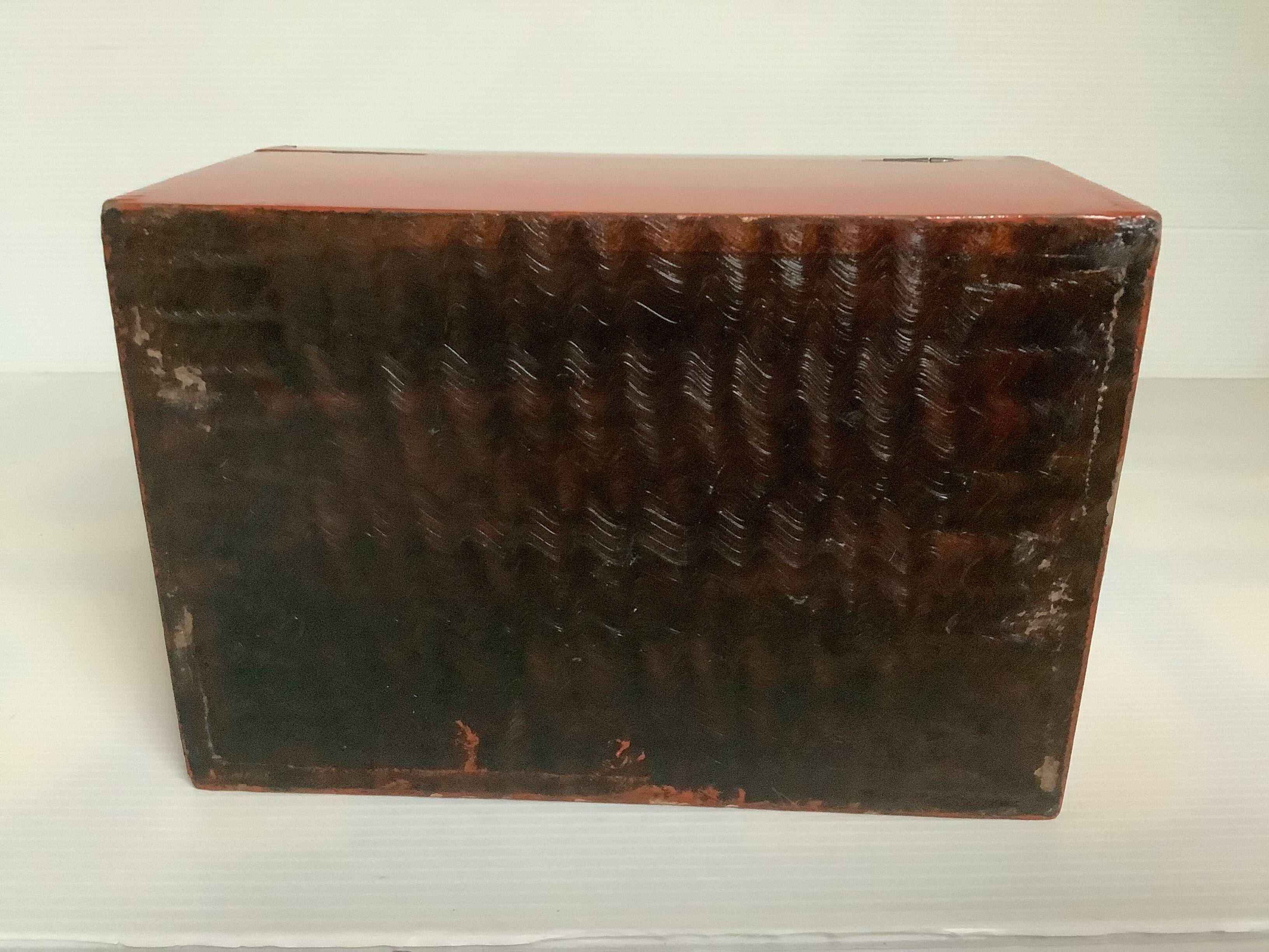 Chaffanjon Indochinese lacquered wooden box