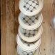 Badonviller ironstone dessert plates