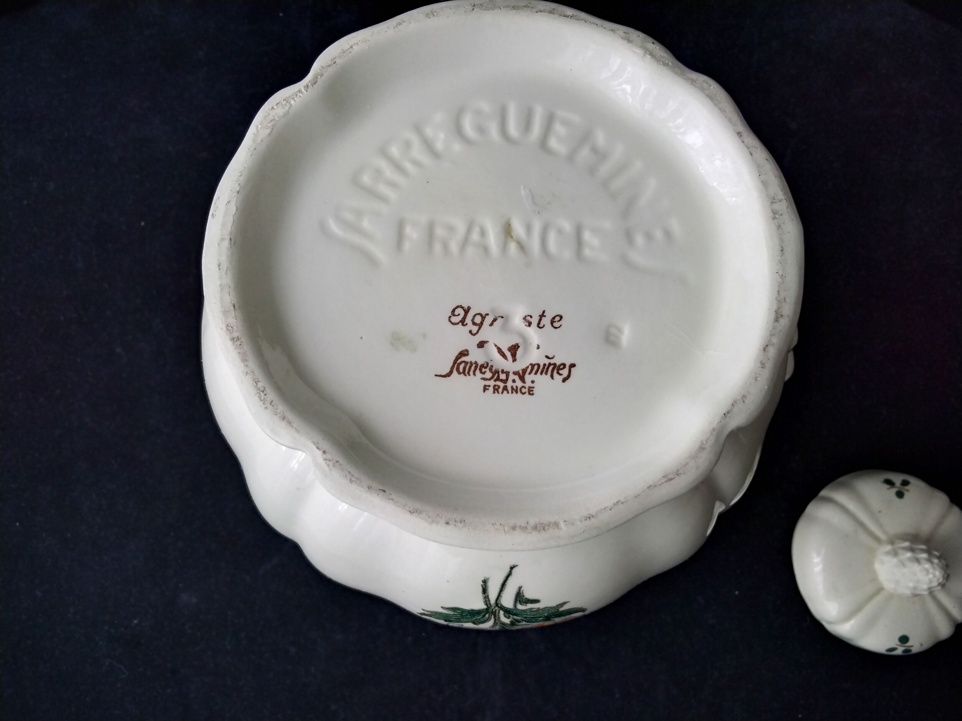 Saarguemines faience coffee maker Agreste model