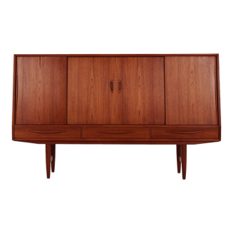 Highboard in teak scandinavian design 70s