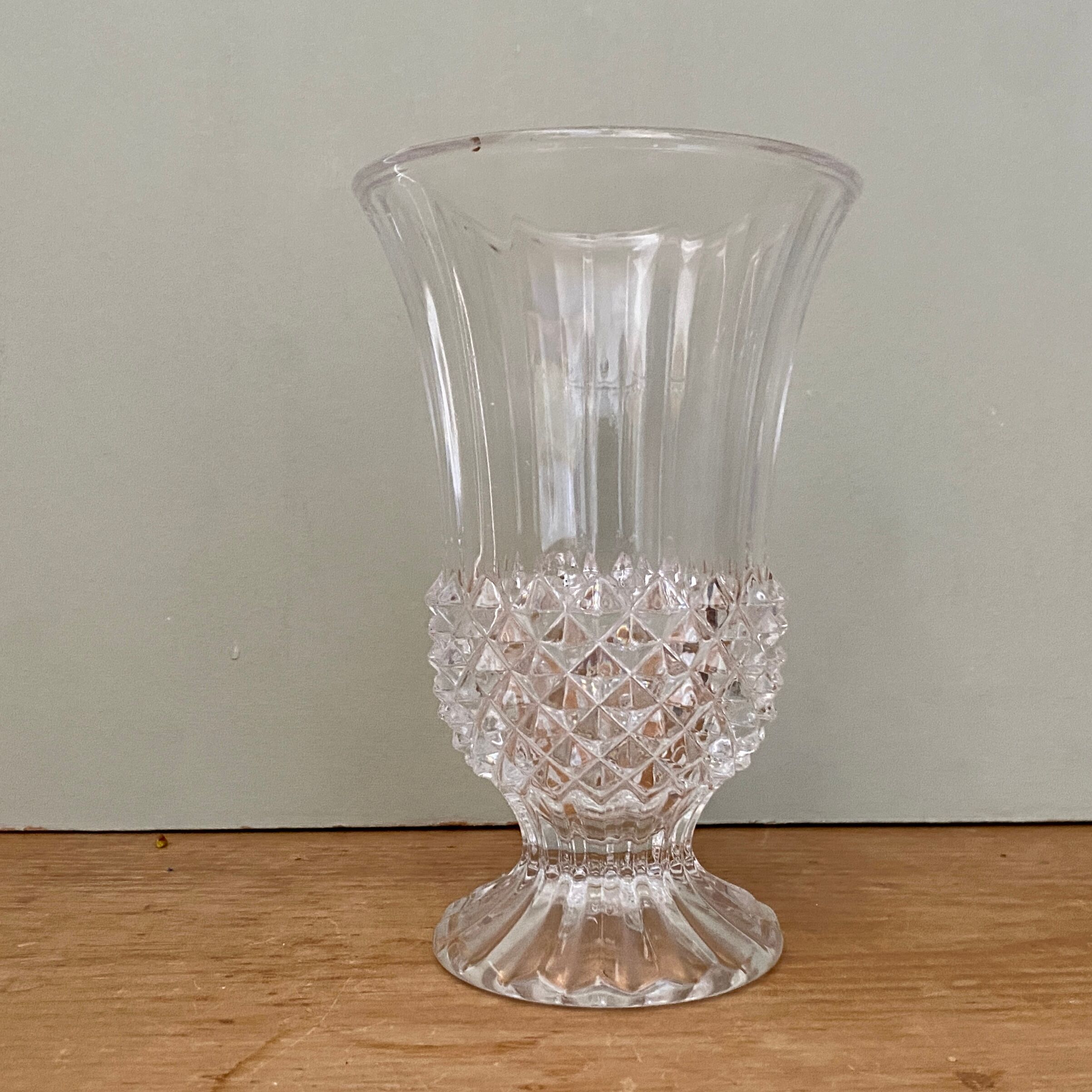 Antique glass vase