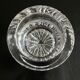 Round ashtray Daum crater model