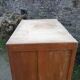 Vintage wardrobe with compass feet in beech