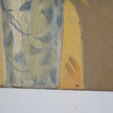 Claude PALLOT (1901-1987) "Still life with bouquet of yellow flowers" oil on panel signed