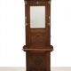 Antique coat rack in solid oak
