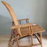 old rattan armchair 1030