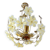 Lustre fleurs années 60