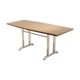 Desk 1970 in teak wood & structure chrome