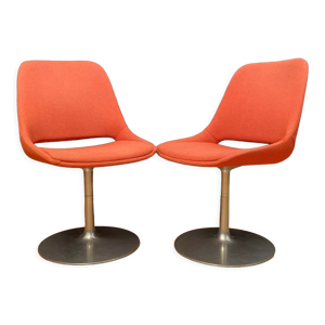 Paire de chaises pivotantes « Polaris »