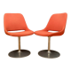 Paire de chaises pivotantes « Polaris » exclusives par Eero Aarnio, Asko Export, Finlande, années 1970.