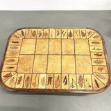 Roger Capron rectangular coffee table, "Herbiers" model