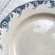 Plat rond vintage Terre de fer Aux Lions de Paris modèle "Perselle" Made in France