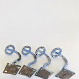 Enamelled cast iron hook