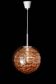 Murano Glass Pink Pendant Light by Doria, Germany, 1970s