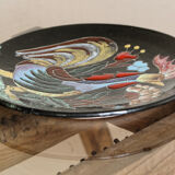 Assiette coq, années 50
