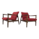 Pair of Midcentury Armchairs, Edmund Homa, 1960s
