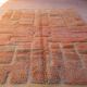Moroccan Beni Ouarain yellow orange terracotta modern rug