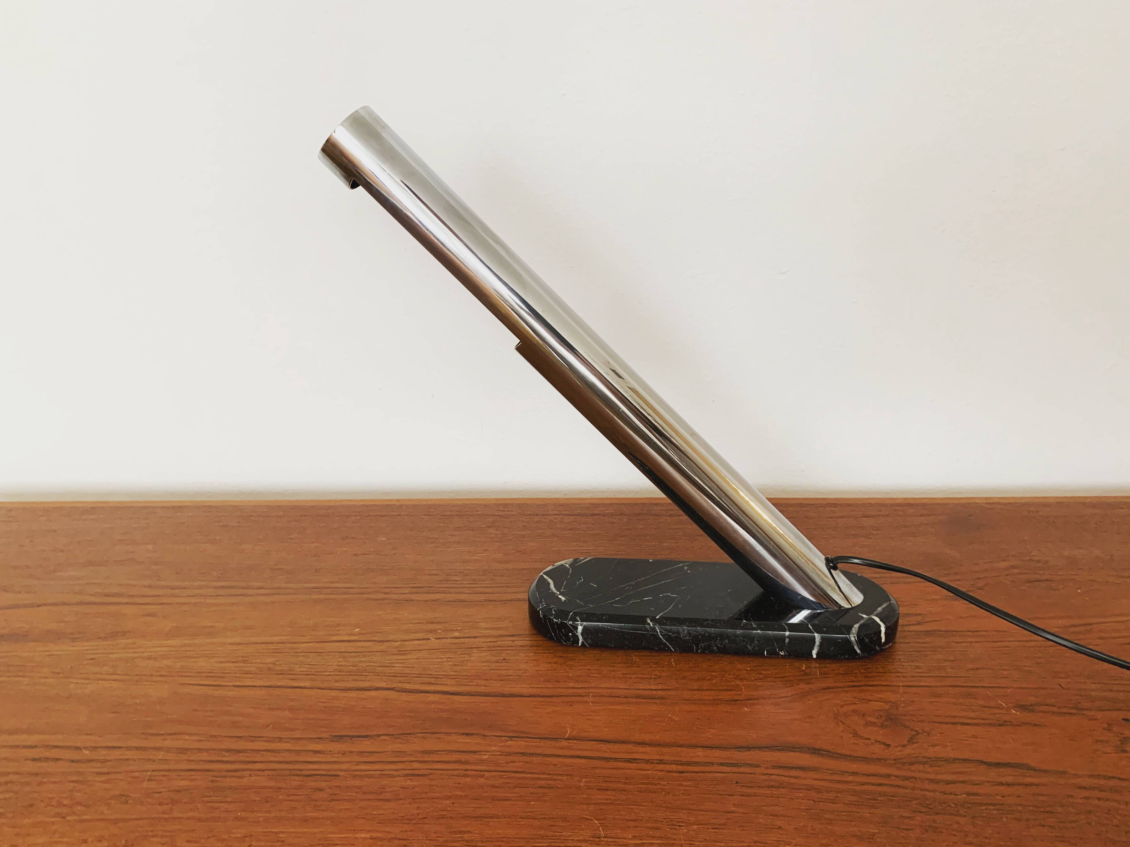 1 of 2 1960s Marble Table Lamps by Vereinigte Werkstätten Collection