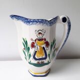 Breton earthenware pitcher from Dinard (13cm) A1