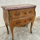 Louis XV style chest of drawers in rosewood