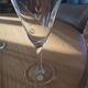 9 crystal stem glasses, vintage, Boussu Belgium