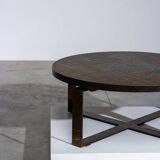 Paul Kingma Modernist Stone and Mosaic Coffee Table 1970s