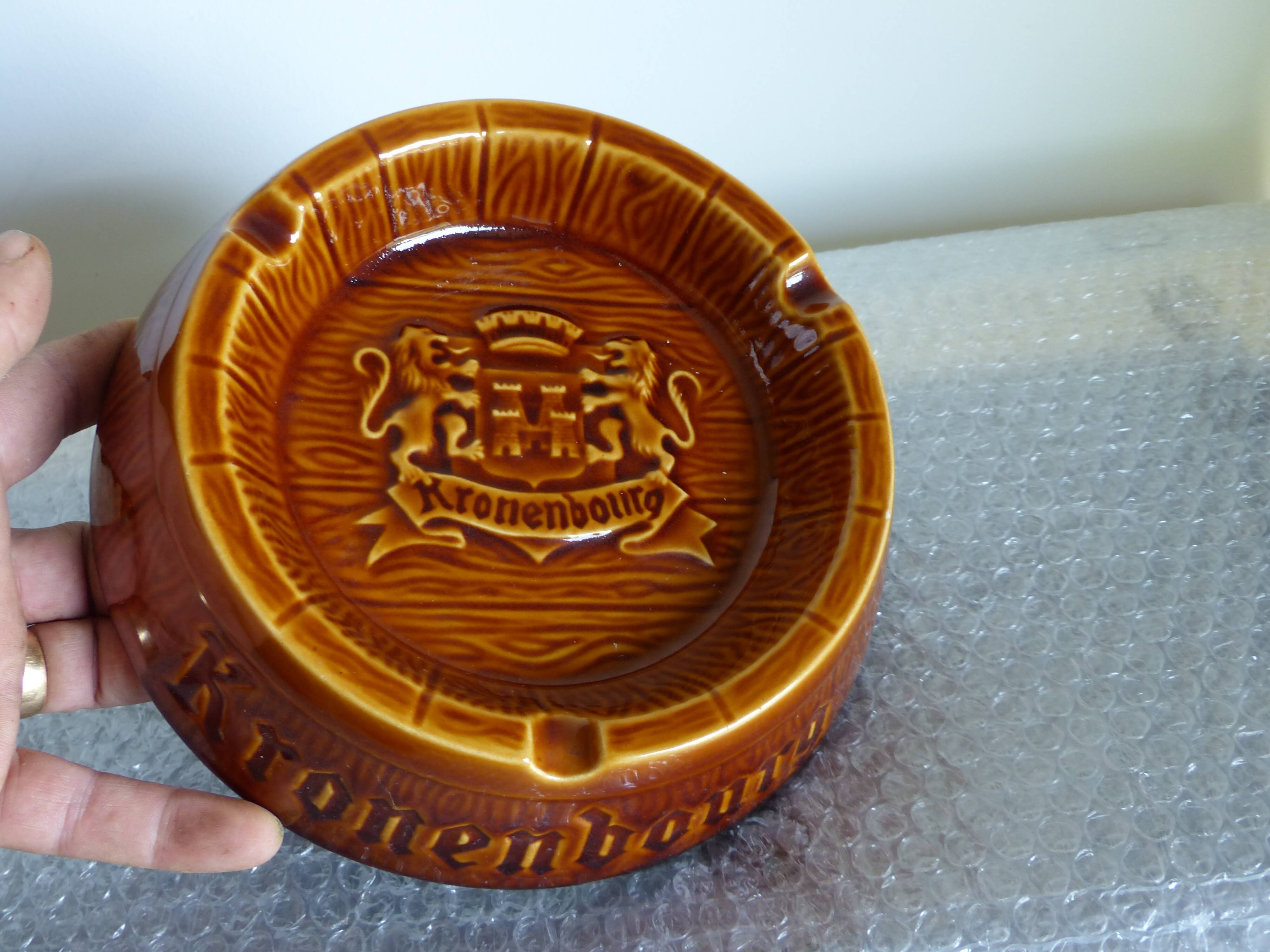 Kronenbourg advertising ashtray