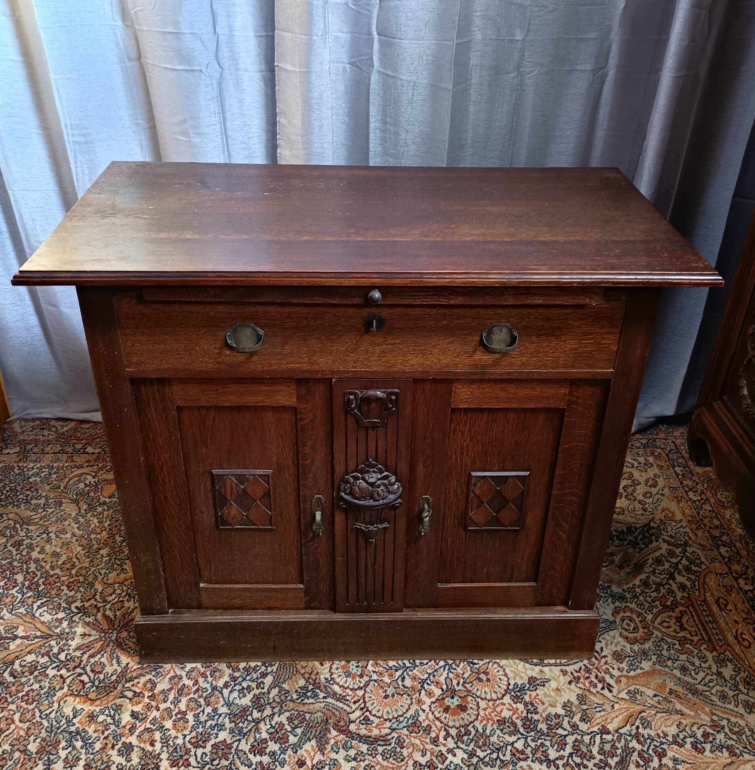Art Deco oak sideboard
