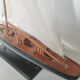 Large classic wooden pond sailboat model - Marine decor