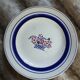 5 assiettes à dessert anciennes Digoin et Sarreguemines