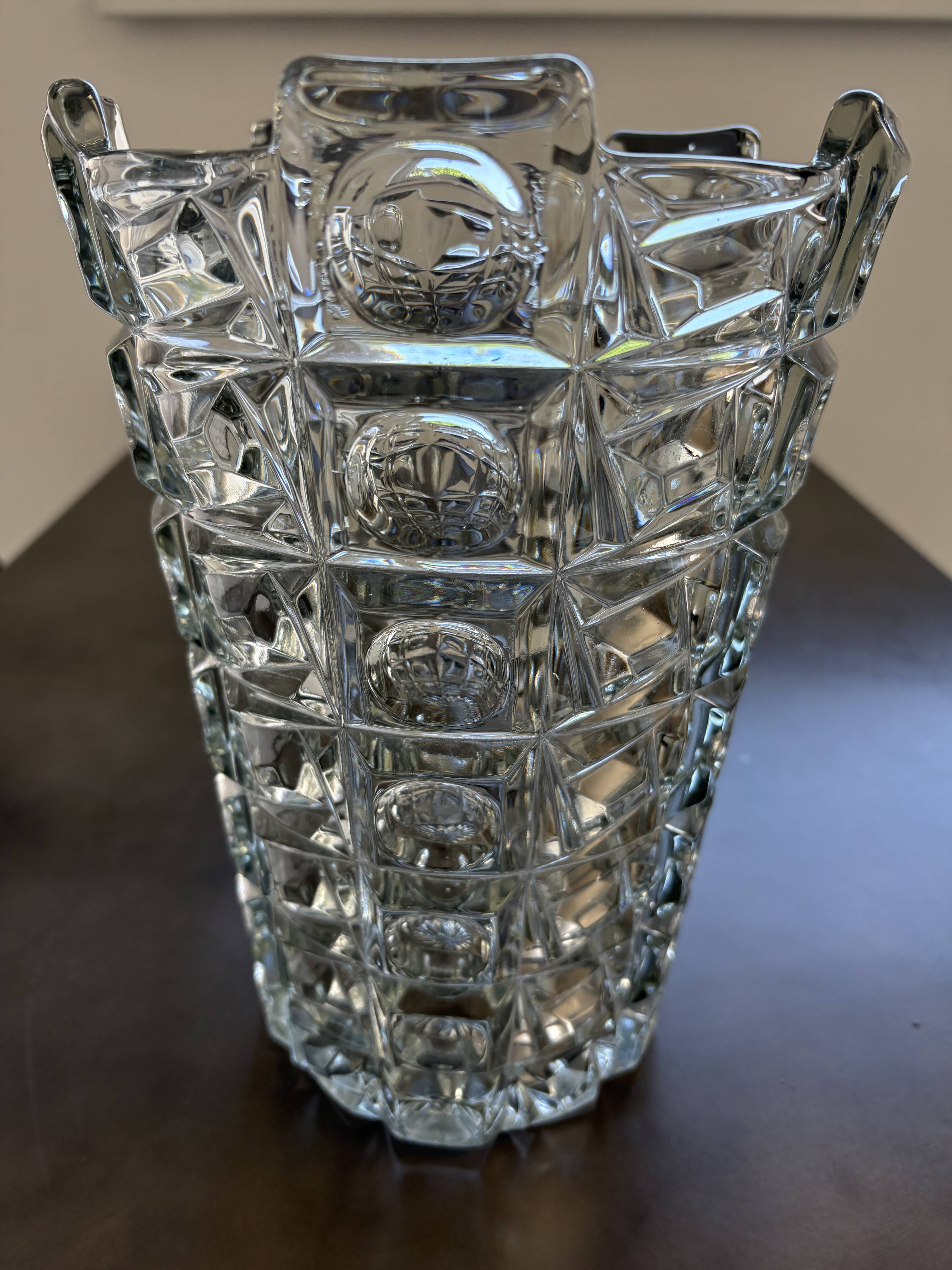 Sklo Union Libochovice crystal vase