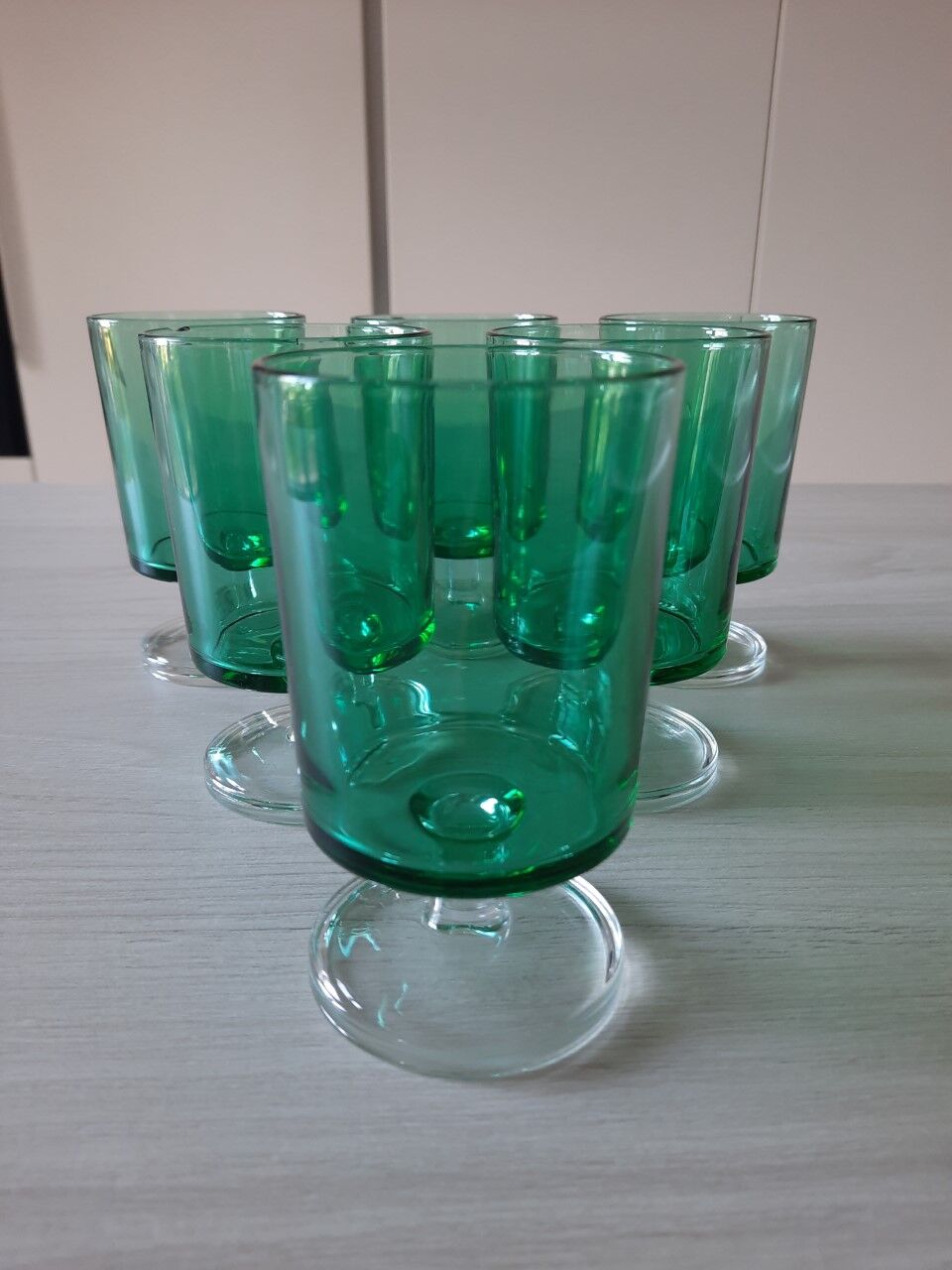 Set of 6 vintage glasses