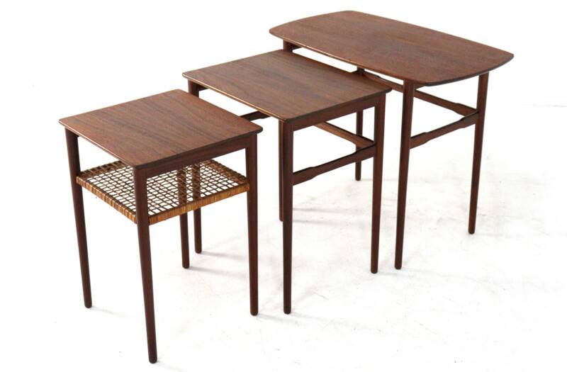 Set of nesting tables 'Sunds' mid century modern