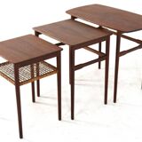 Set of nesting tables 'Sunds' mid century modern