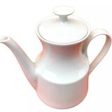 Art deco style coffee pot white porcelain