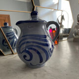 Vintage pitcher in glazed stoneware