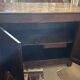 Low sideboard, country sideboard, rustic, solid oak, mid 19th century.